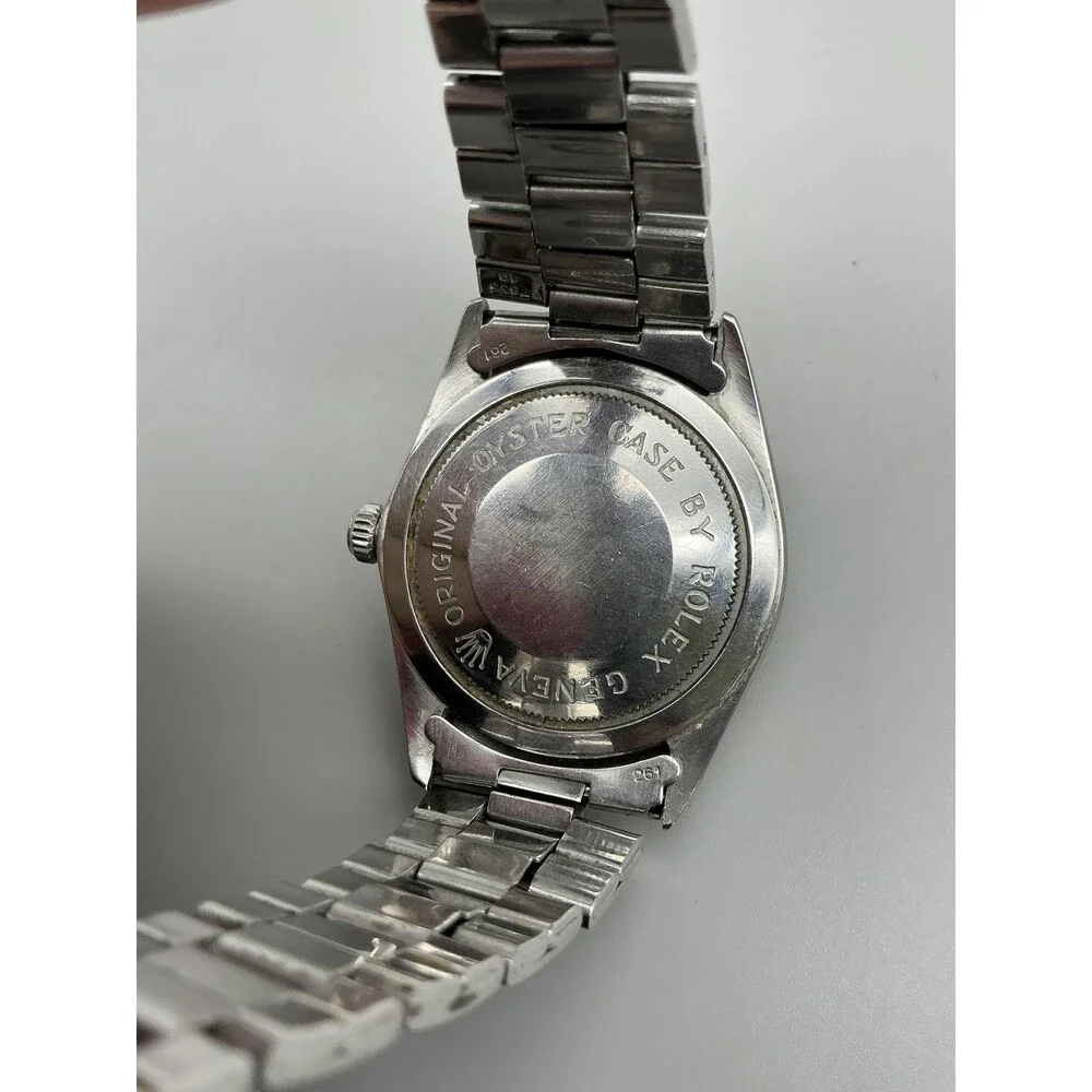Vintage Tudor Prince Oysterdate Mens Watch 33mm Blue Dial Oyster Automatic 7.5